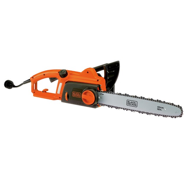 Black amp Decker Cs1216 120v 12 Amp Brushed 16 In Corded Chainsaw