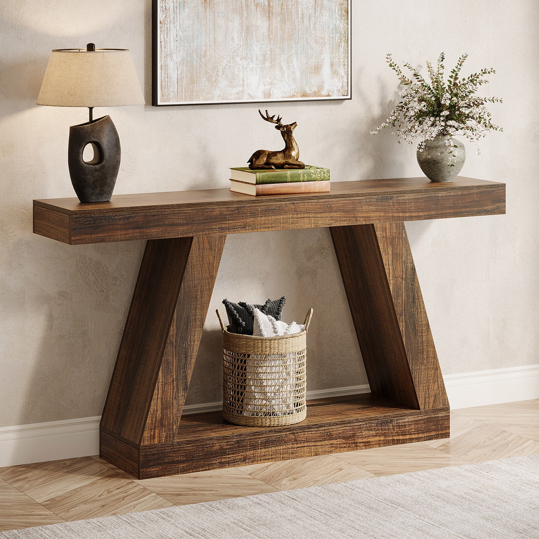 Farmhouse Console Table, 55