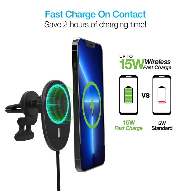 Naztech 15w Wireless Car Charger For Iphone 12 amp Iphone 13 Series