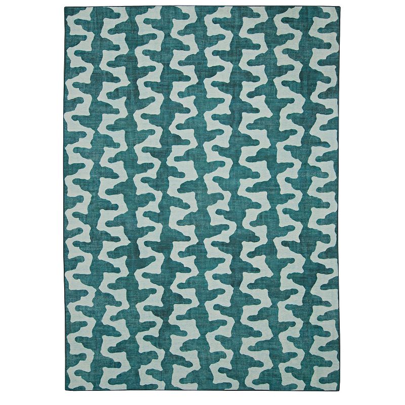 Linon Doral Outdoor Washable Rug