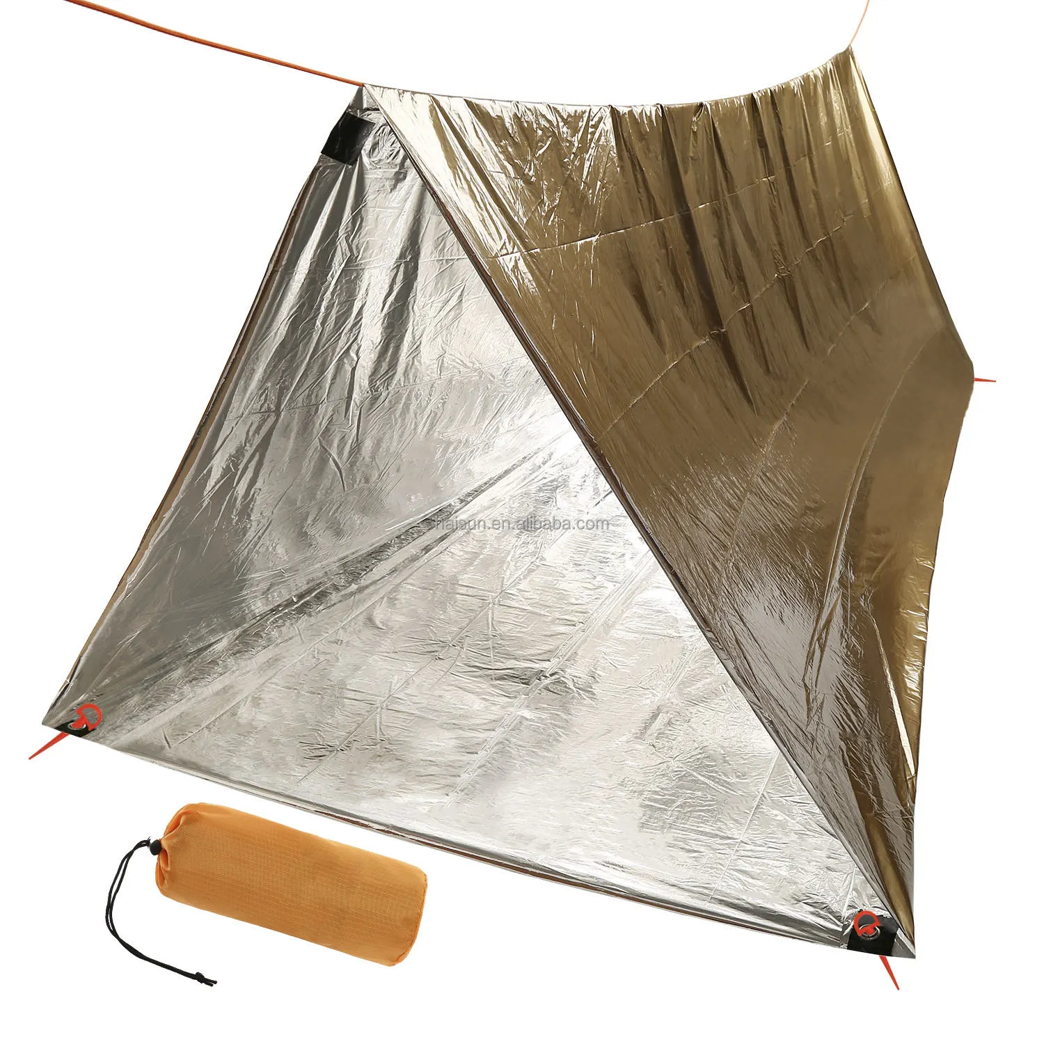 Portable Waterproof Survival Emergency Shelter Tent for Hiking Ultralight Camping Tarp Tent