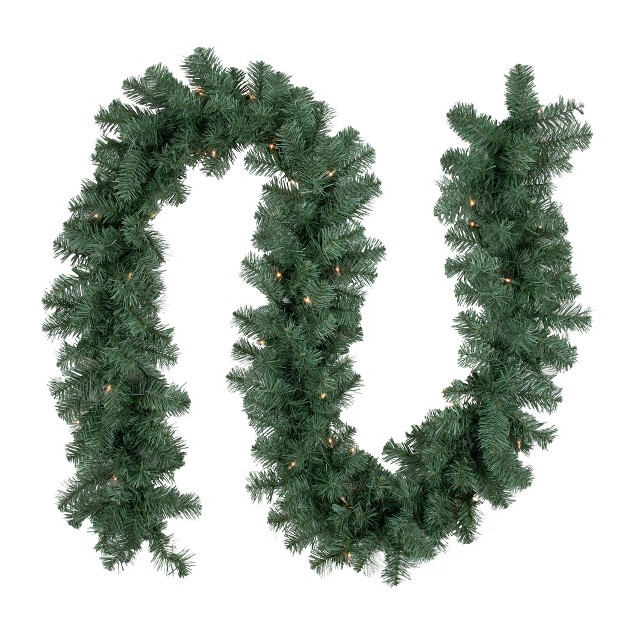 Pre lit Colorado Blue Spruce Artificial Christmas Garland Clear Lights