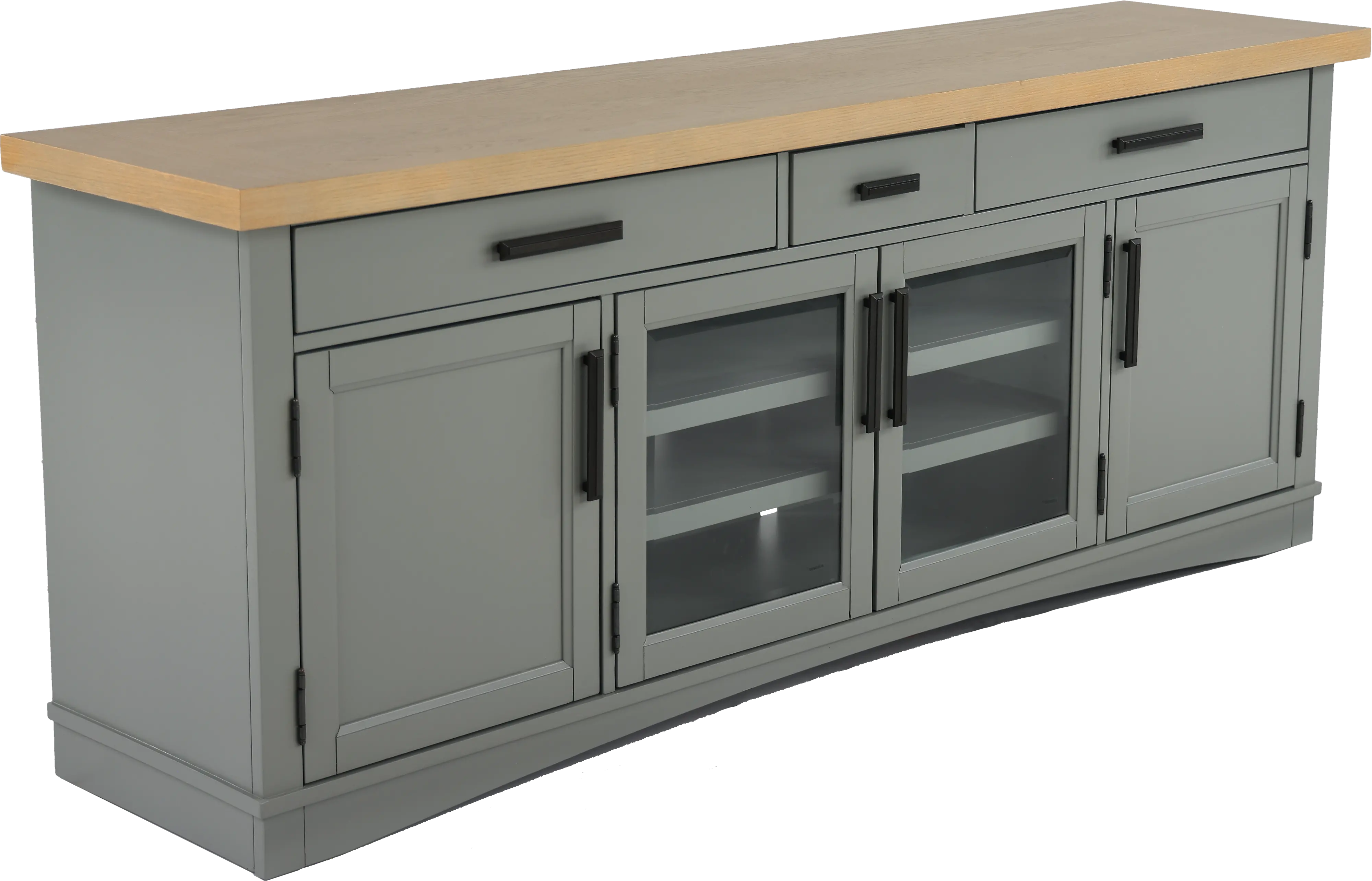 Amy Dove Gray 76 TV Stand