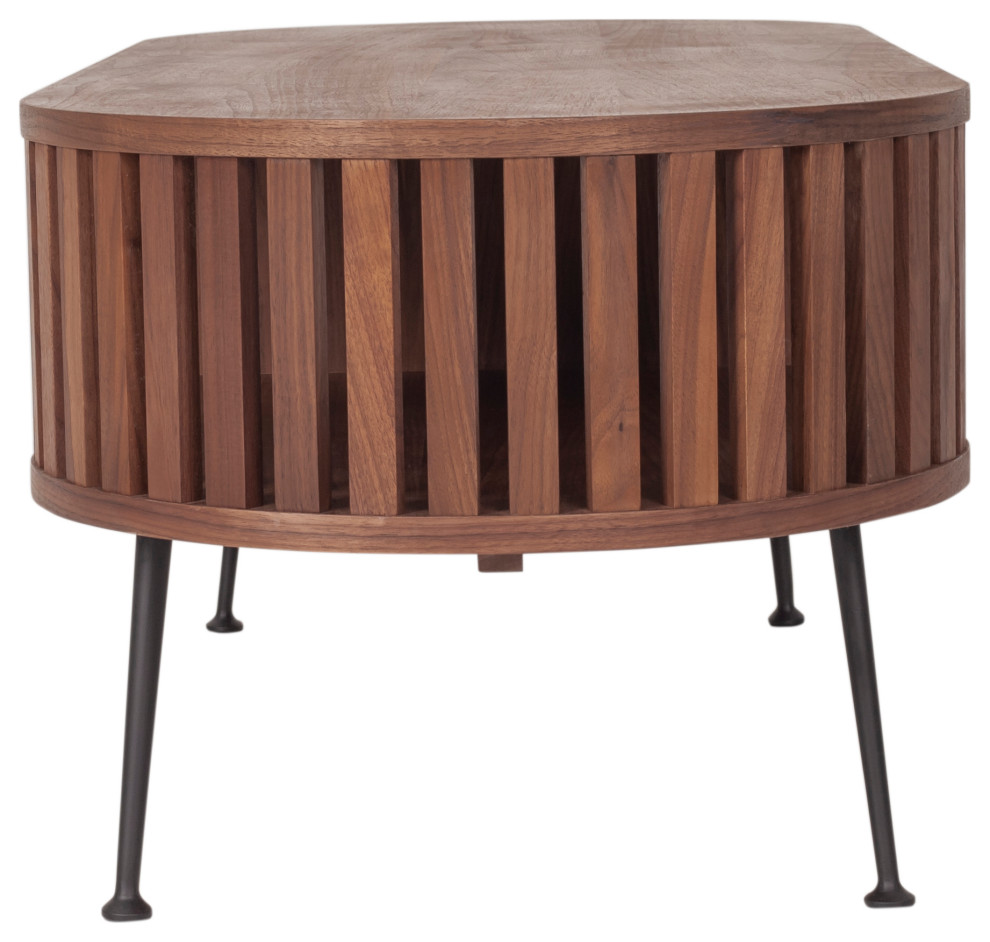 Henrich Coffee Table Natural Oil   Industrial   Coffee Tables   by HedgeApple  Houzz