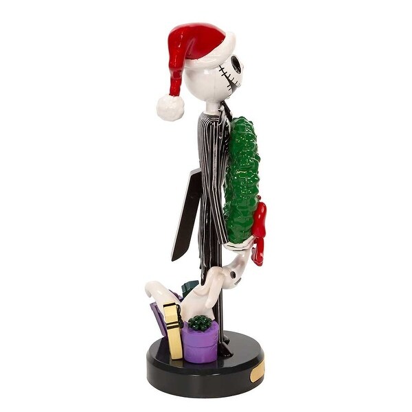 Kurt Adler 10Inch Disney© Nightmare Before Christmas Jack Skellington With Wreath Nutcracker