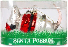 Accoutrements ACC 12980 C Santa Possum Hand Blown ...