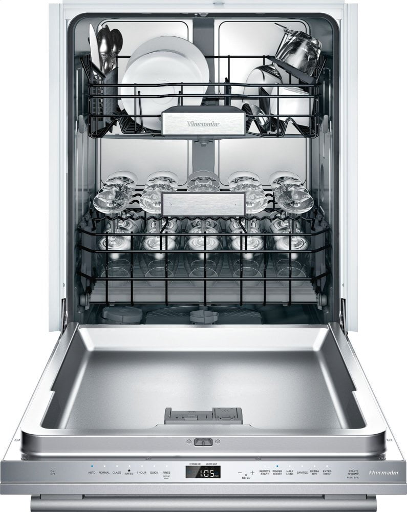 Thermador DWHD771WFM 24-Inch Masterpiece® Stainless Steel Glass Care Center Dishwasher