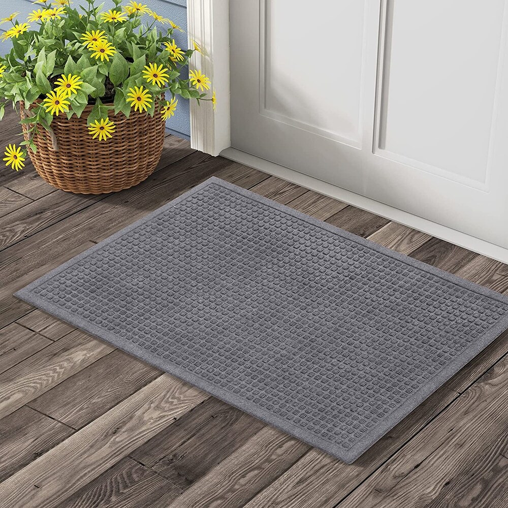 A1HC Heavy Duty Polypropylene Dirt Cleaning   Water Absorbing Doormat 24\