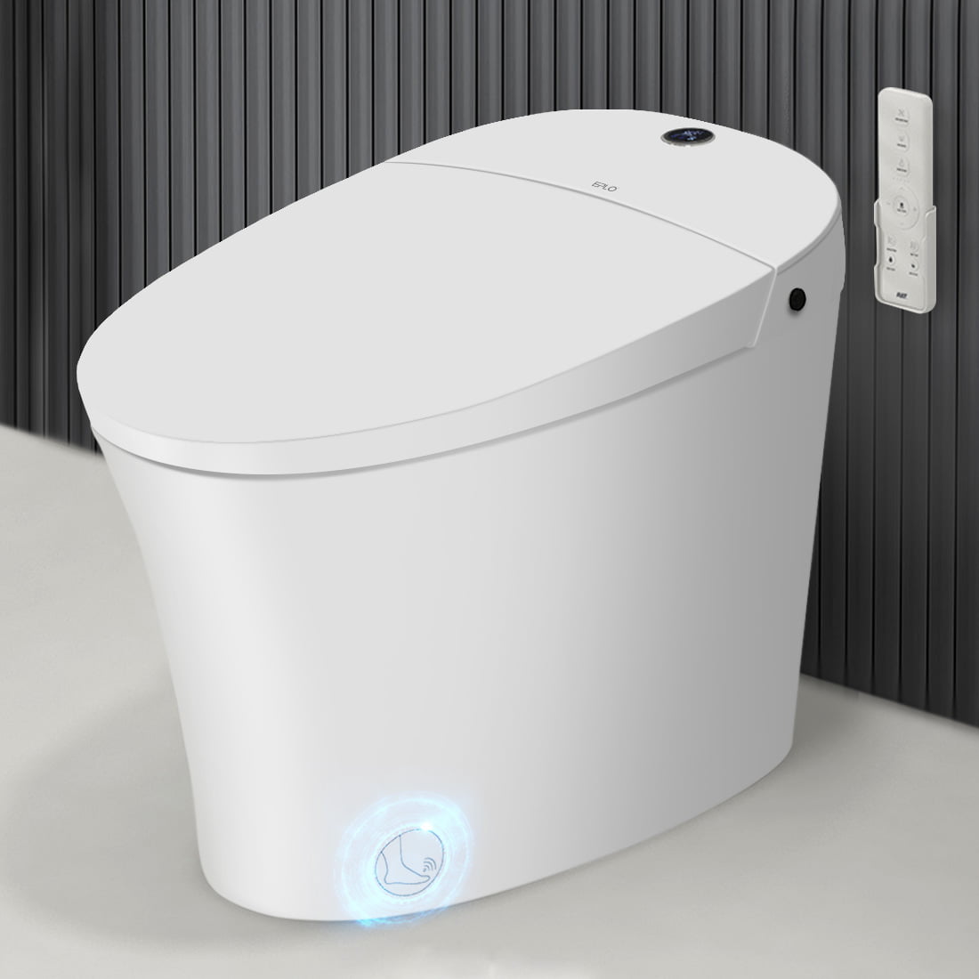 EPLO Smart Toilet,Modern Elongated Tankless Toilet, One Piece Intelligence Bidet Toilet for Bathrooms