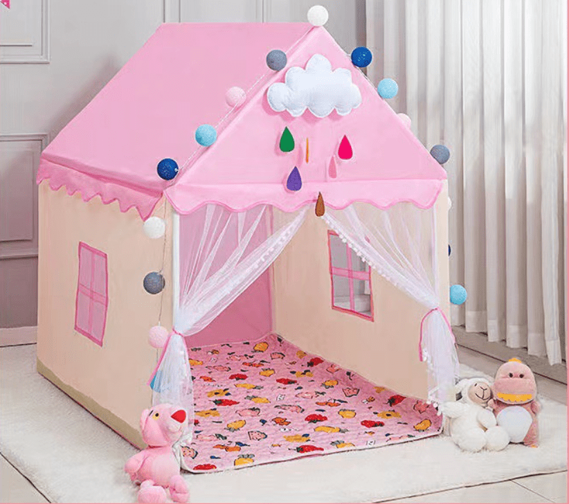 Play Tent  Castle House Game Room  Easy Assemble Playhouse Tent  Toys New Year's Gift