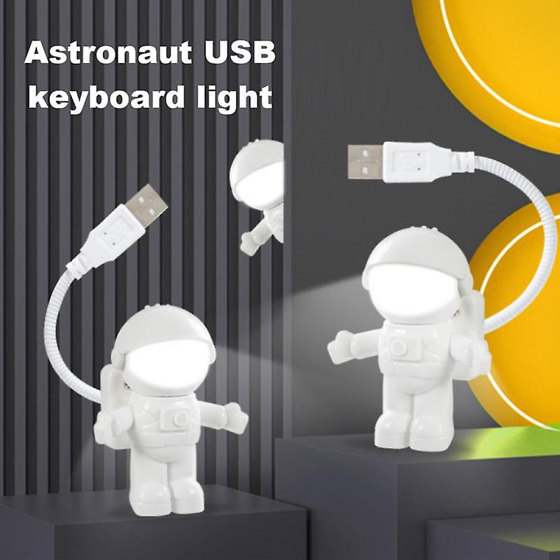 Usb Astronaut Led Night Light Computer Keyboard Light Creative Book Light Usb Powered Astronaut