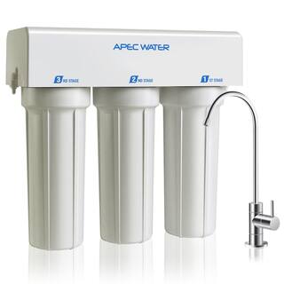 APEC Water Systems WFS-Series Super Capacity Premium Quality 3-Stage Under Counter Water Filtration System WFS-1000