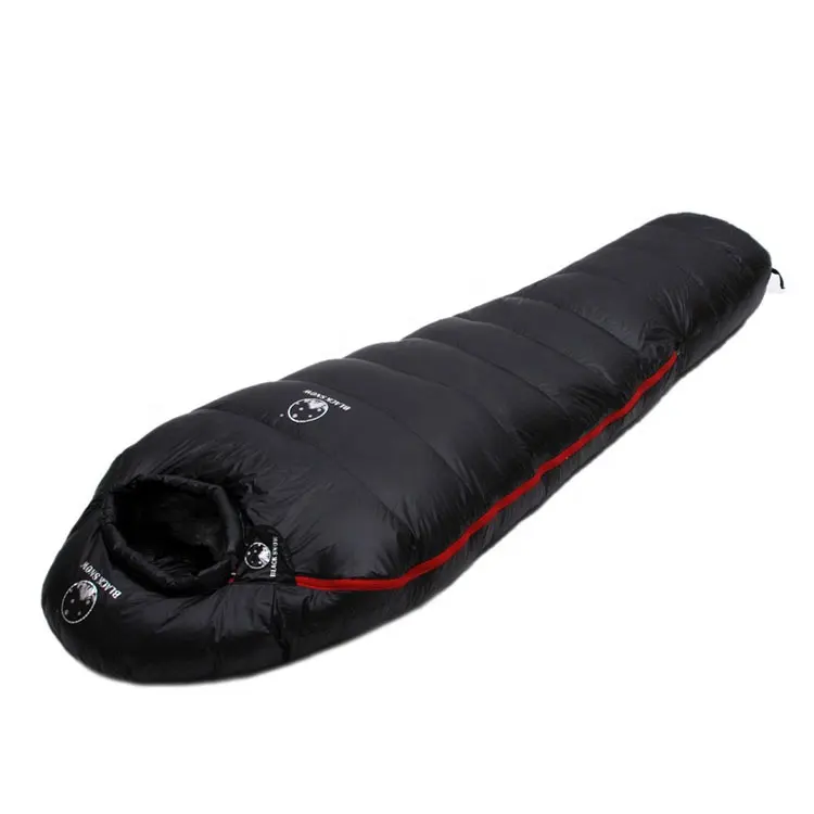 Winter Outdoor Storage Sleeping Bag Thickened Goose Down Material Camping Travel Extreme Cold Resistant and Warm Equipment