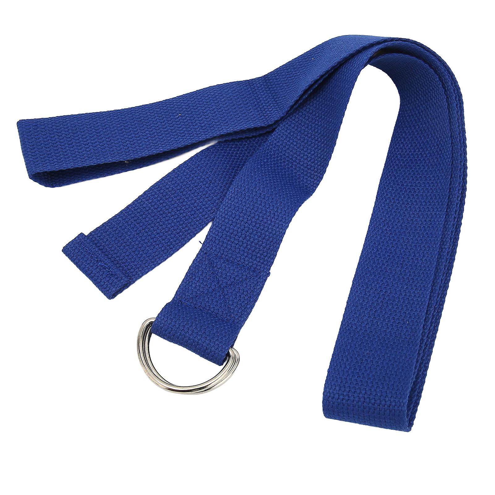 70.87in Yoga Tension Strap Flexibility Stretching Exercise Resistance Bands For Fitness Pilates Blue