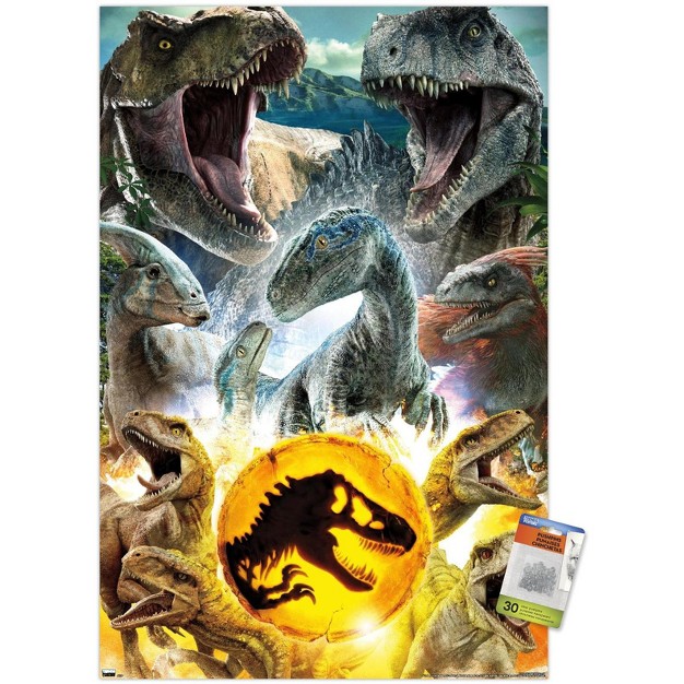 Trends International Jurassic World Dominion Group Unframed Wall Poster Prints