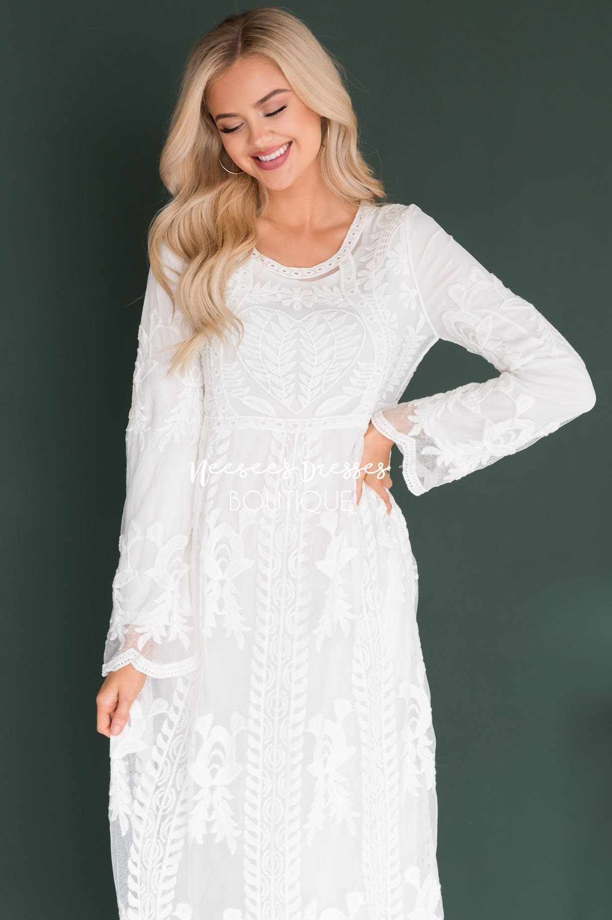 Day Dreamer Lace Full Length Dress