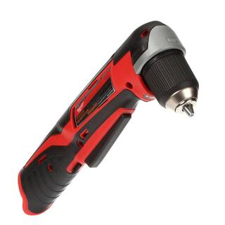 MW M12 12-Volt Lithium-Ion XC High Output 5.0 Ah Battery Pack WHigh Output 2.5 Ah Battery Pack + 38 in. Right Angle Drill 48-11-2452S-2415-20