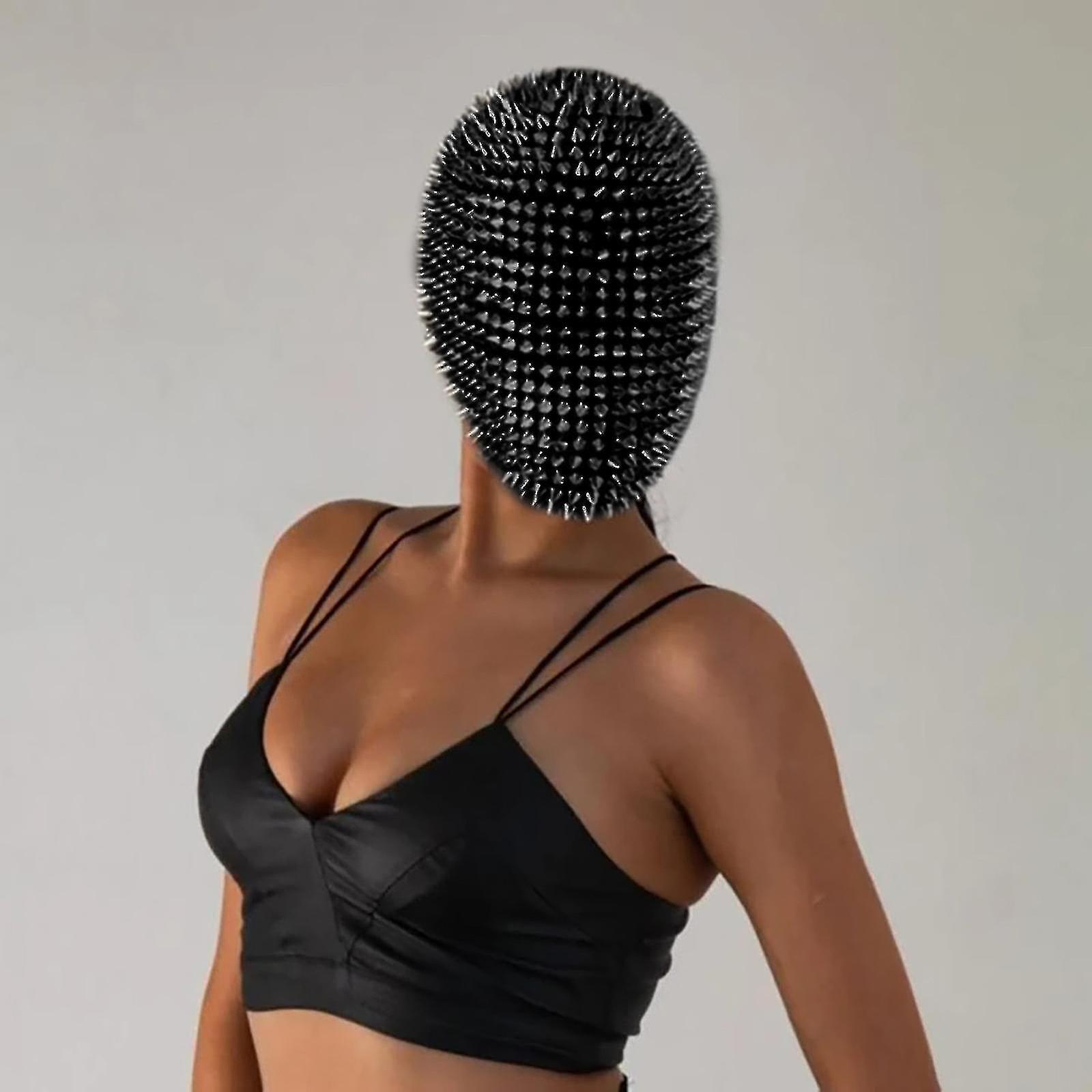 Studded Spikes Face Jewel Margiela Face Cover Mask