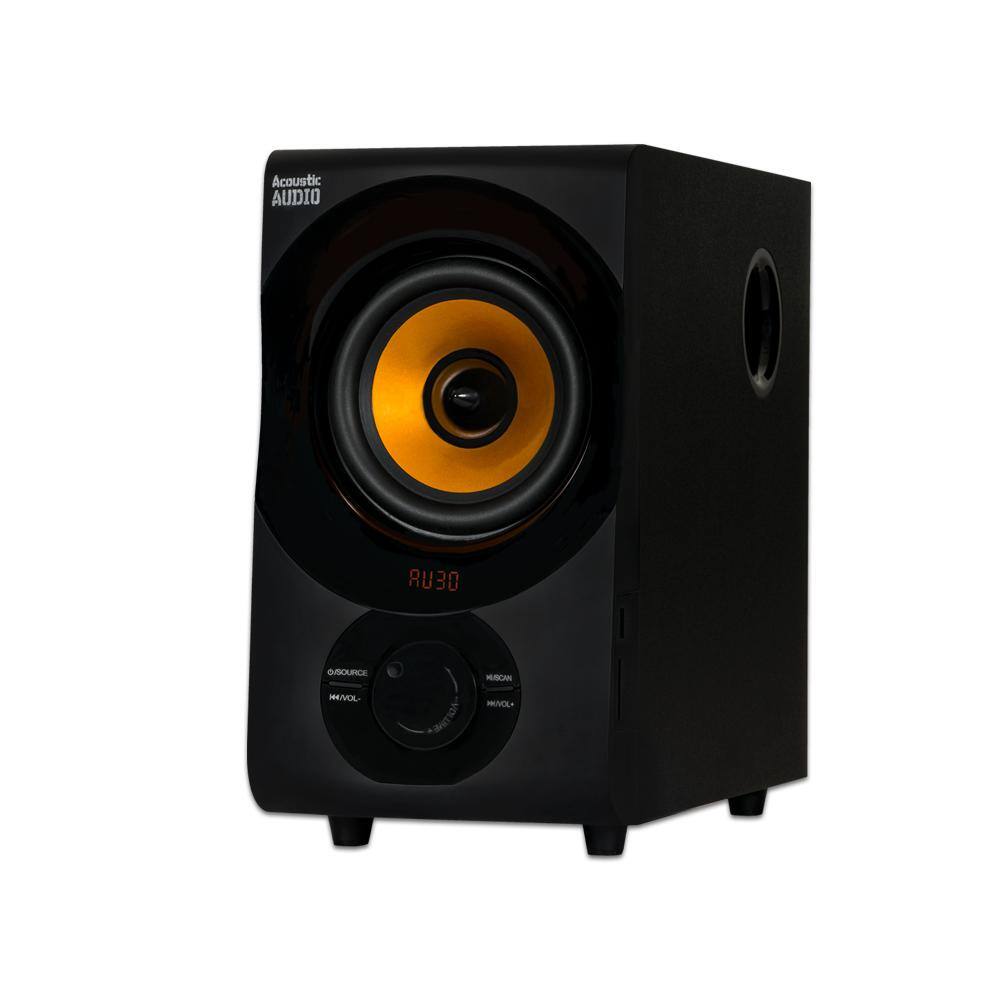 Acoustic Audio by Goldwood Bluetooth Home 2.1 Speaker System with USB and SD Multimedia AA2170