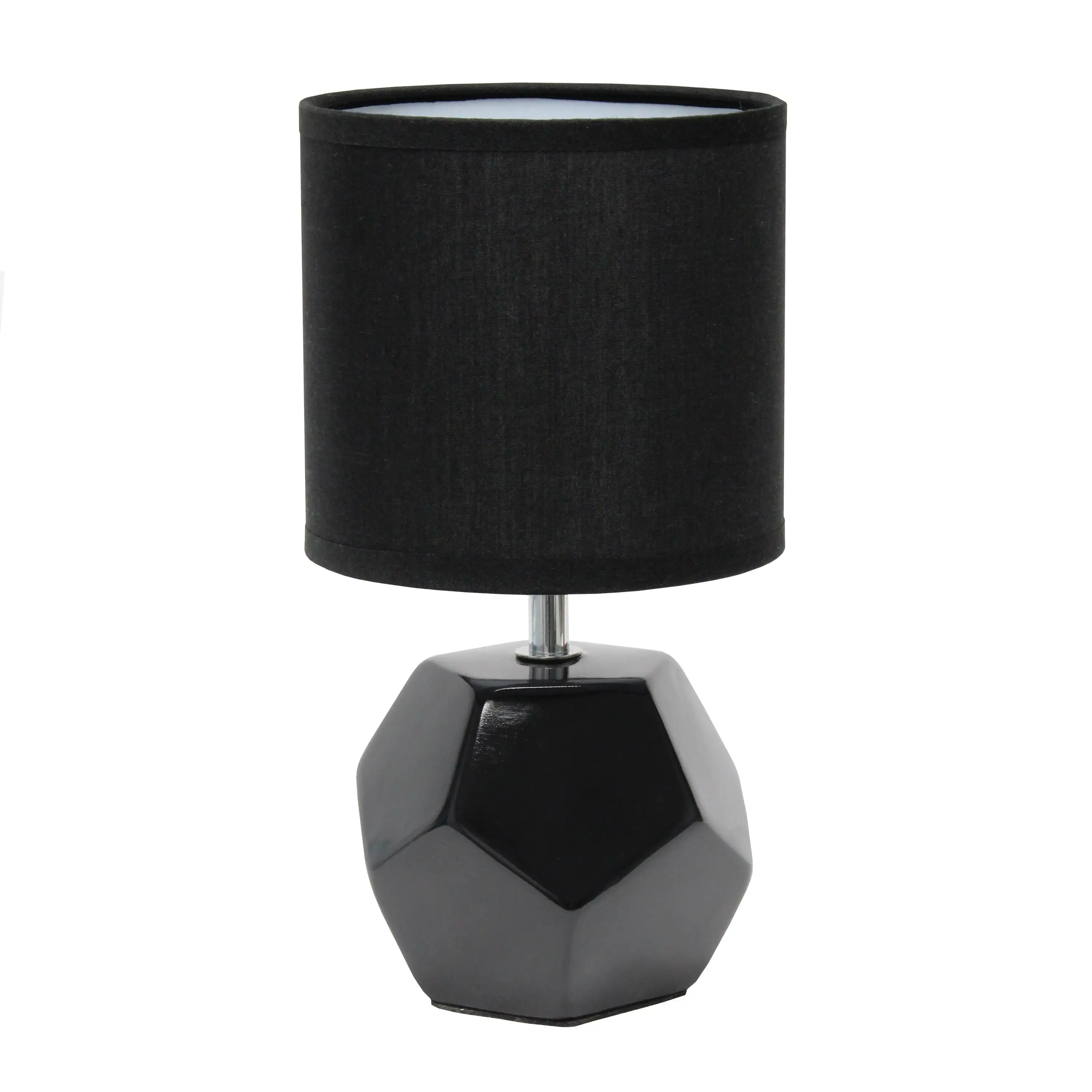 Simple Designs Round Prism Mini Table Lamp