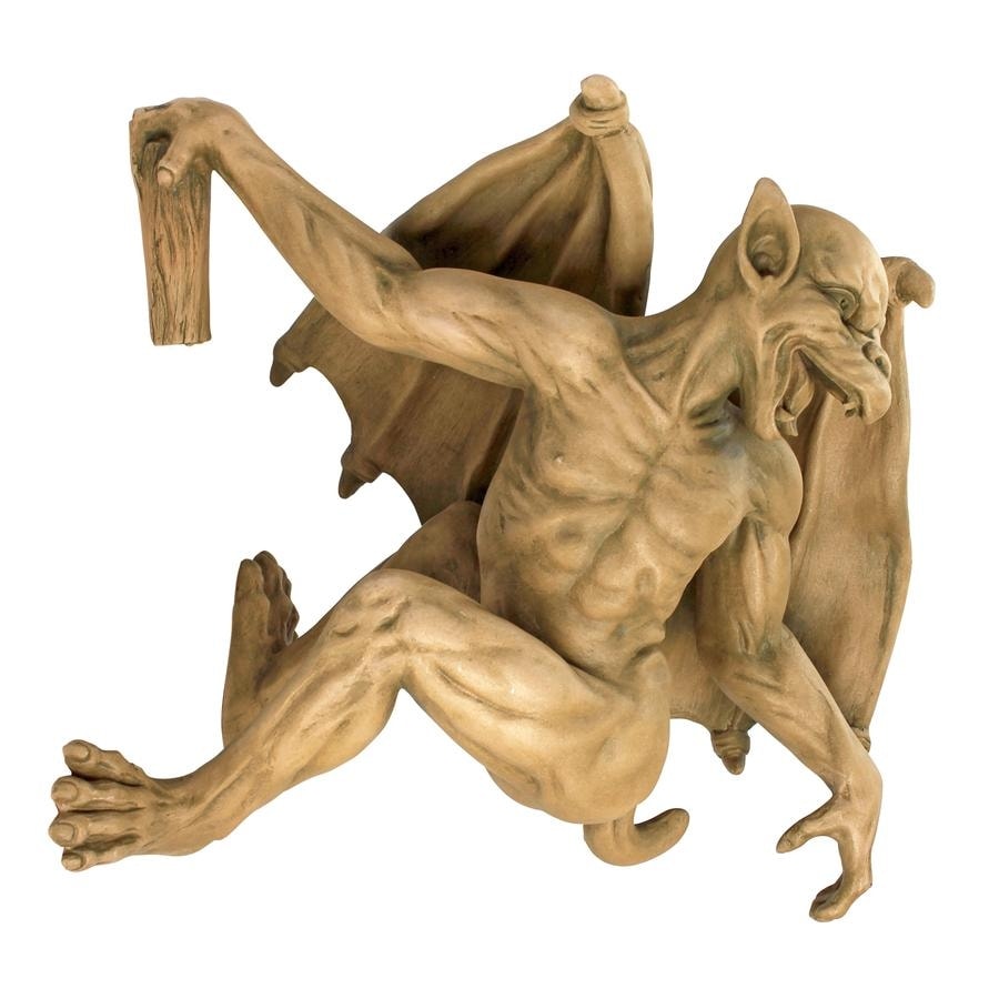 Design Toscano Gaston the Climbing Gothic Gargoyle Statue: Large