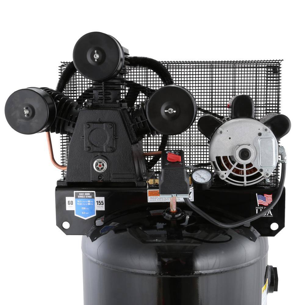 Industrial Air 60 Gal. Stationary Electric Air Compressor ILA4546065