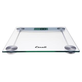 Escali Digital Clear Glass Bathroom Scale E184