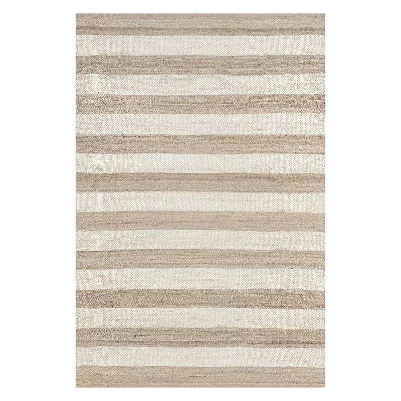 nuLOOM Alisia Stripes Jute Blend Rug