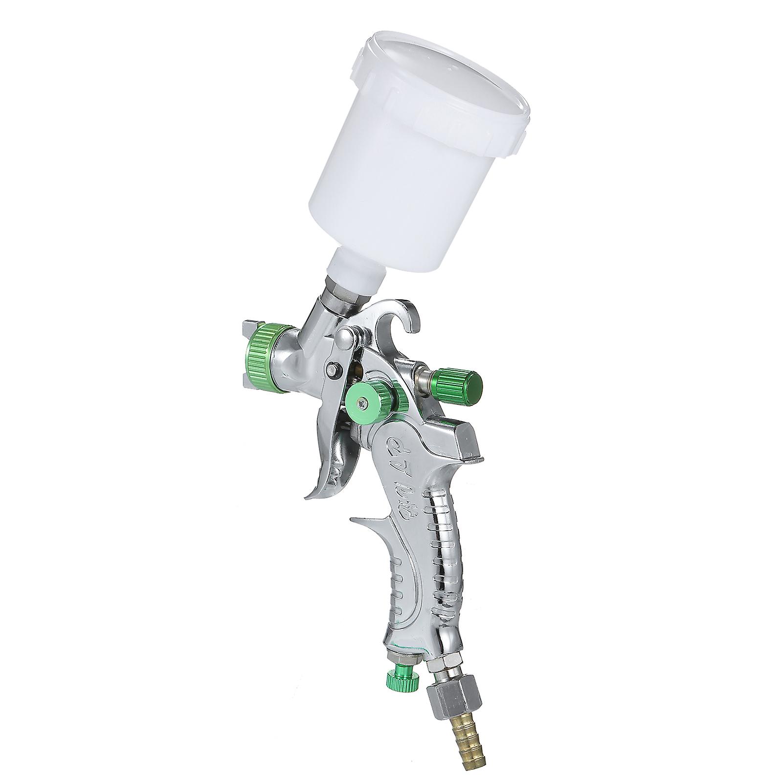 Gravity Feed Air Spray Gun Mini Sprayer Paint Gun With 100ml Cup 1.0mm Nozzle For Painting Car Furniture Wall