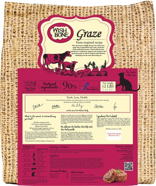 Wishbone Graze Grain-Free Dry Cat Food