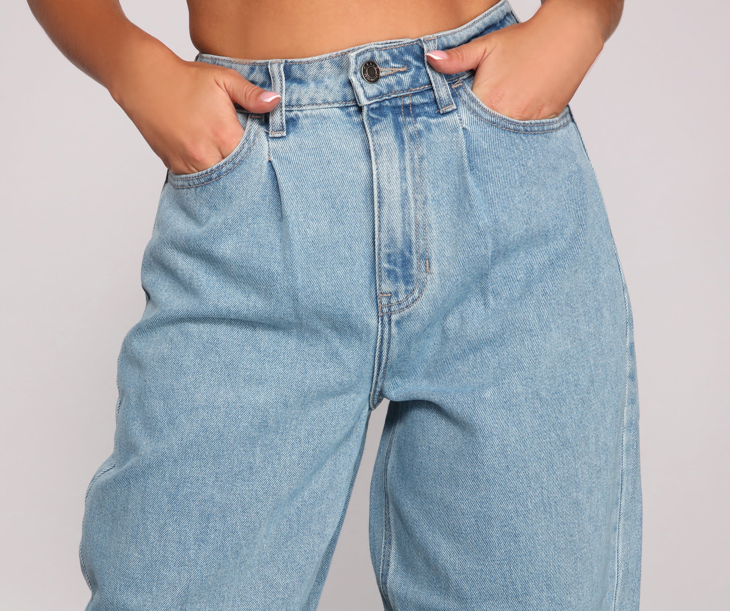 Essential High Rise Balloon Jeans