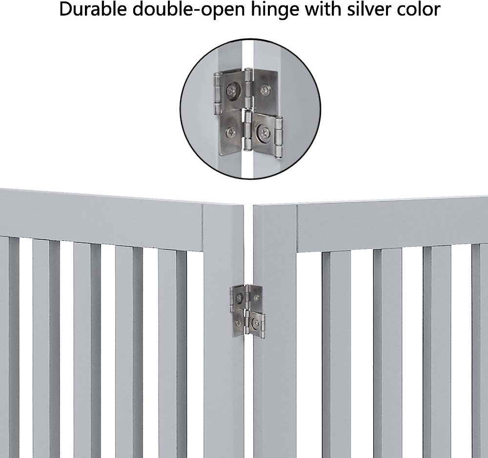 Unipaws 3 Panel Free Standing Dog Gate