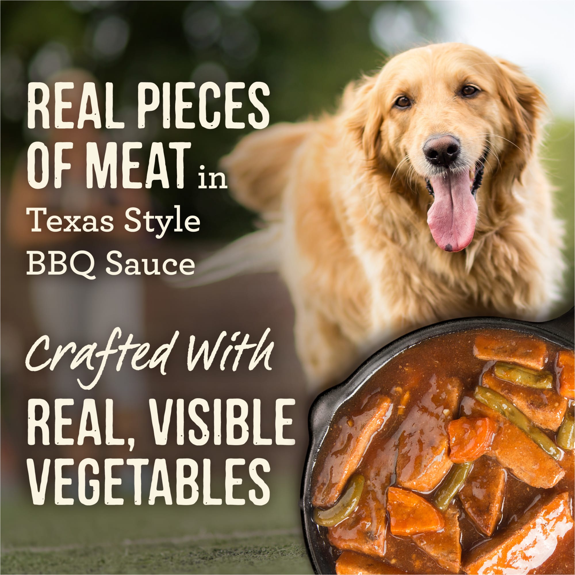 MERRICK BBQ Grain Free Slow-Cooked Texas Style with Braised Beef Canned Wet Dog Food， 12.7 oz.