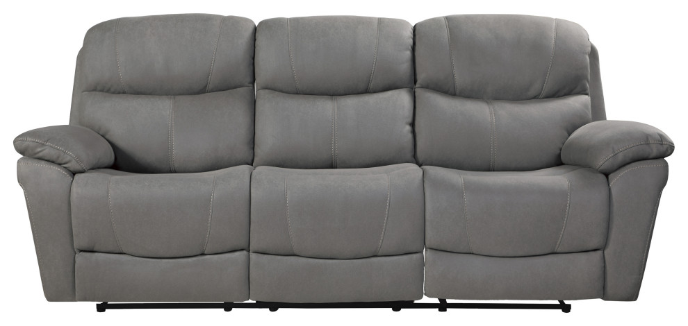 Dimitri Manual Recling Sofa Collection   Transitional   Sofas   by Lexicon Home  Houzz