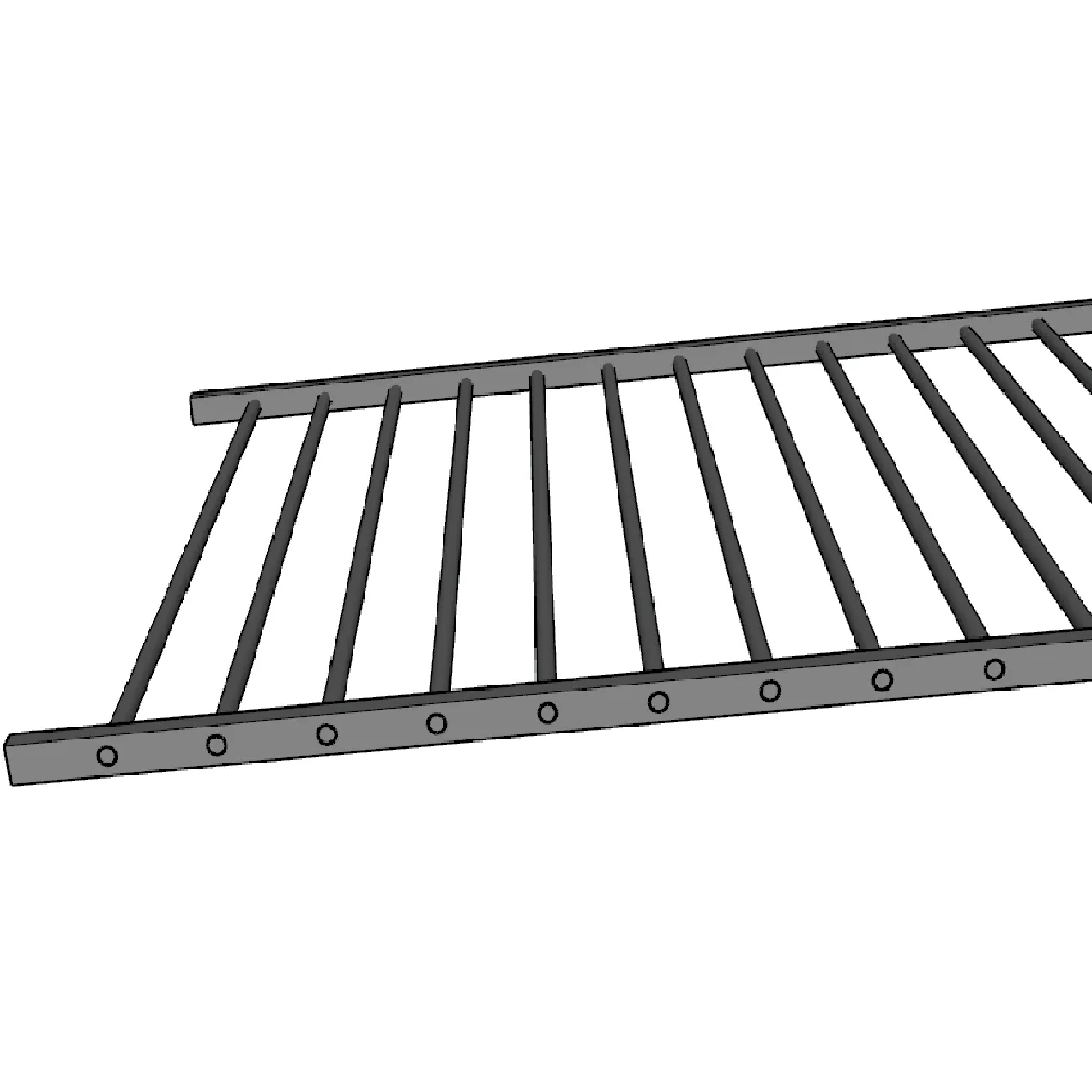 Powder coated Australia aluminium 38mm x 25mm rails flat top flat bottom welded pool fence panels 1200mm x 2400mm