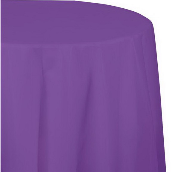 Creative Converting 318932 Amethyst Tablecover  Oc...