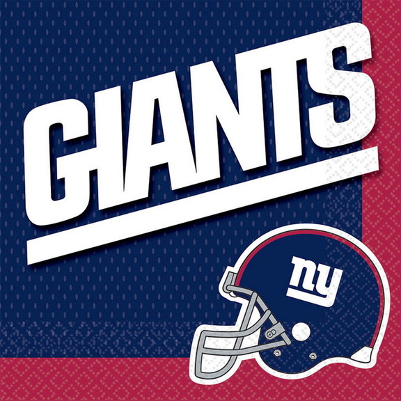 Amscan 239706 Nfl New York Giants Luncheon Napkins...