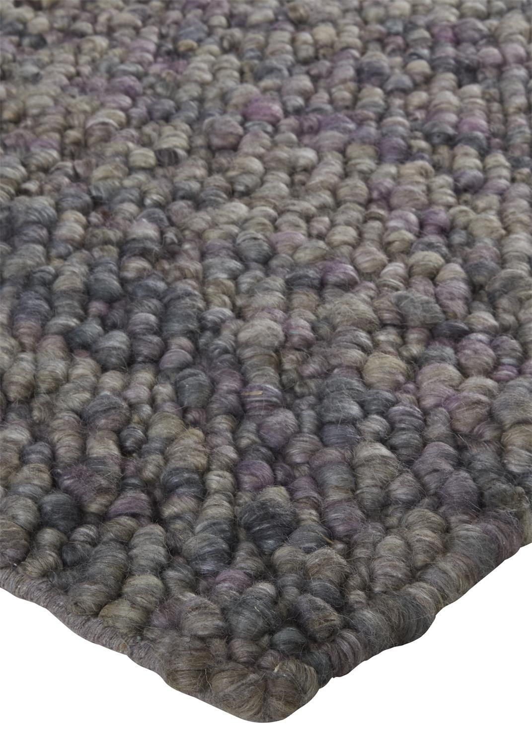 Genet Hand Woven Purple and Beige Rug by BD Fine