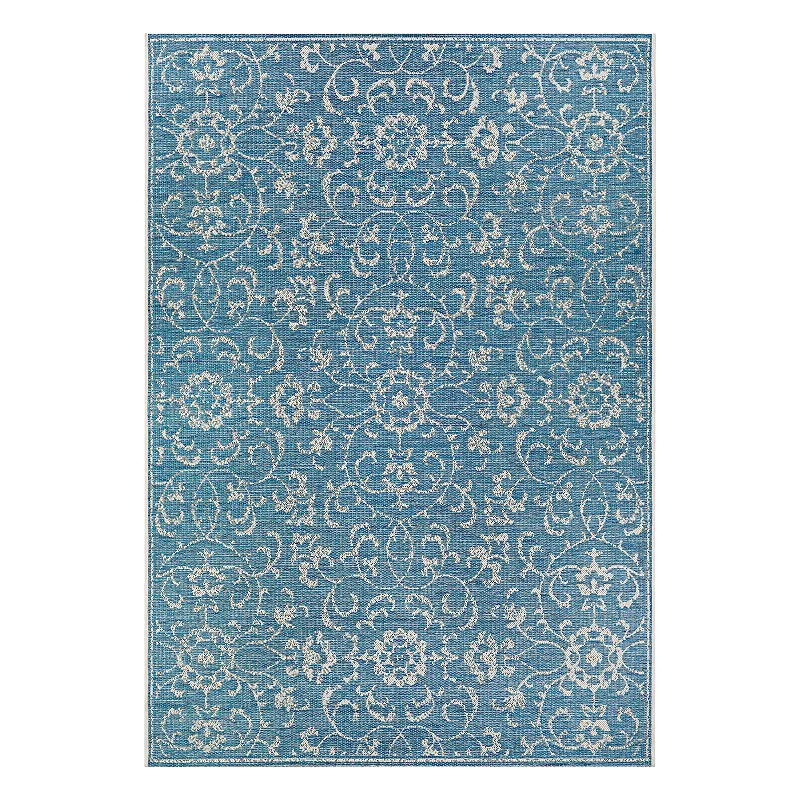 Couristan Monte Carlo Summer Vines Floral Indoor Outdoor Rug