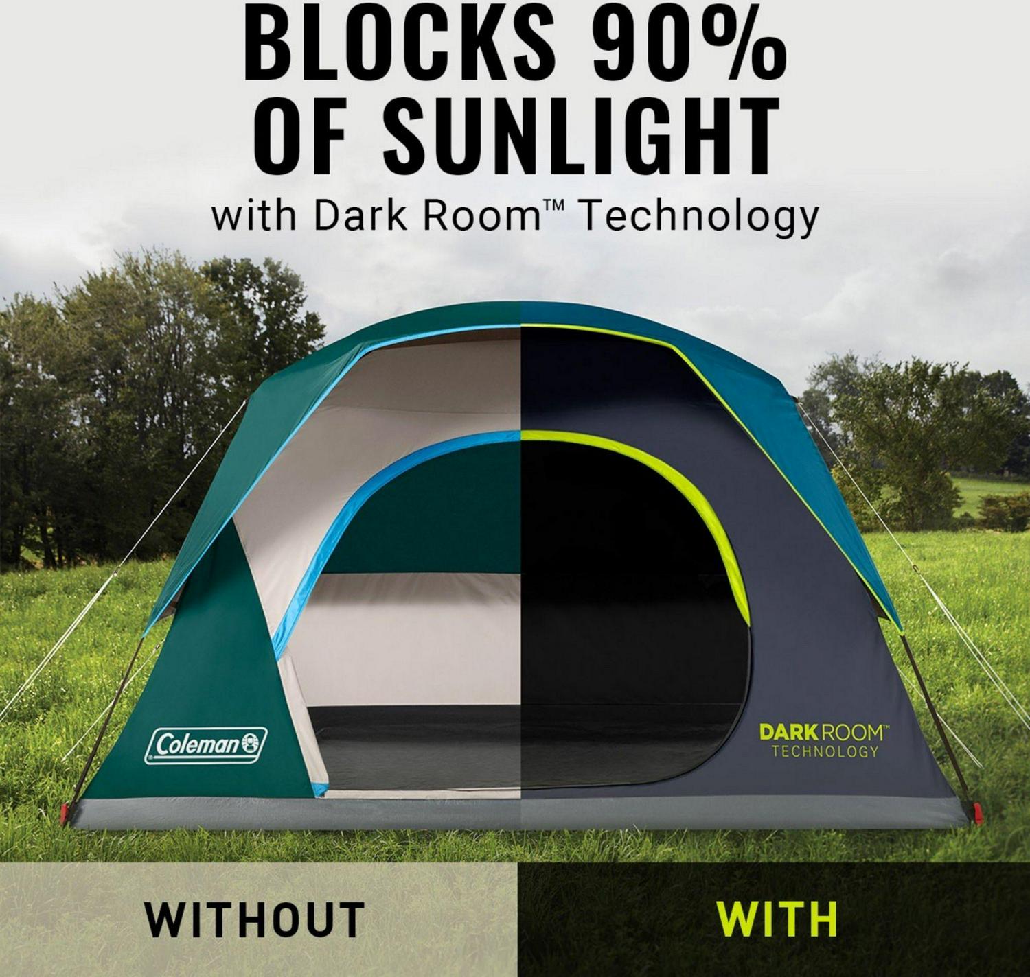 Coleman Dark Room Skydome 6-Person Tent