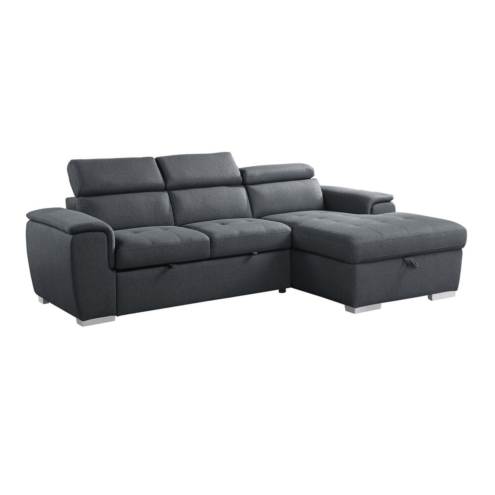 McCoy 2 Piece Sofa Chaise with Pull Out Bed