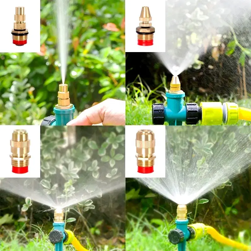 Brass Garden Irrigation Nozzle for agricultural farm irrigation