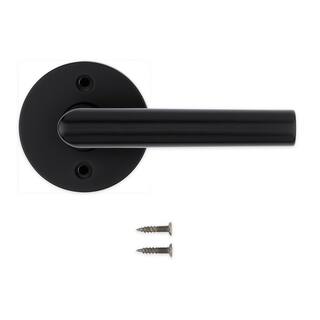 Kwikset Milan Matte Black Half-Dummy Door Lever 788MIL RDT 514