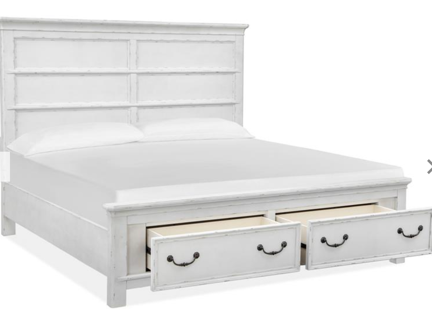 BELLEVUE MANOR KING STORAGE BED