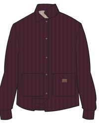 Flint Corduroy Overshirt - Windsor Wine