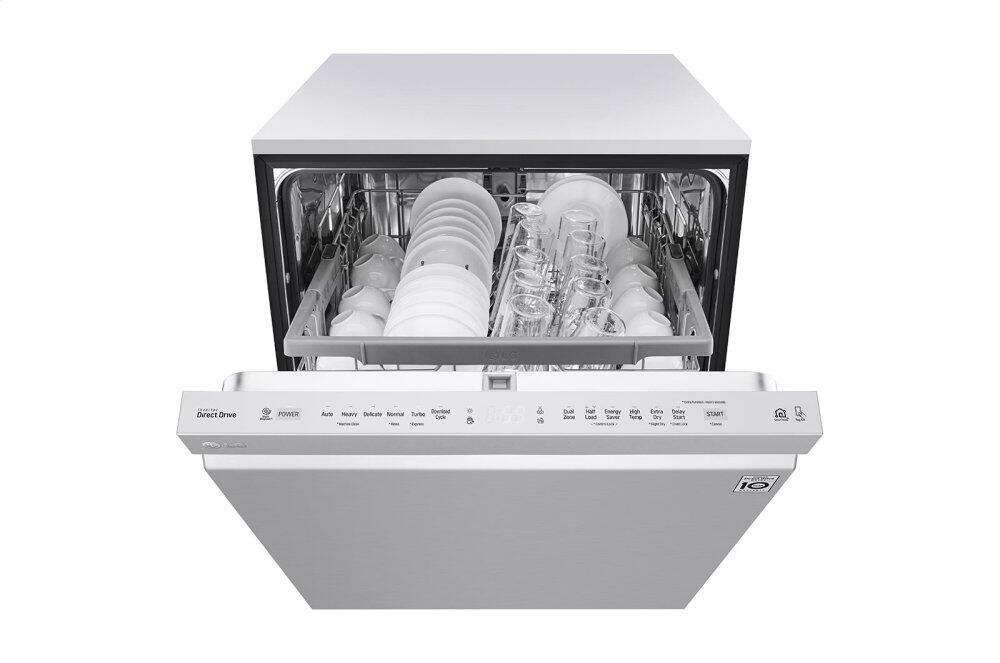 Lg LDB4548ST Top Control Dishwasher With Quadwash™ And Easyrack™ Plus