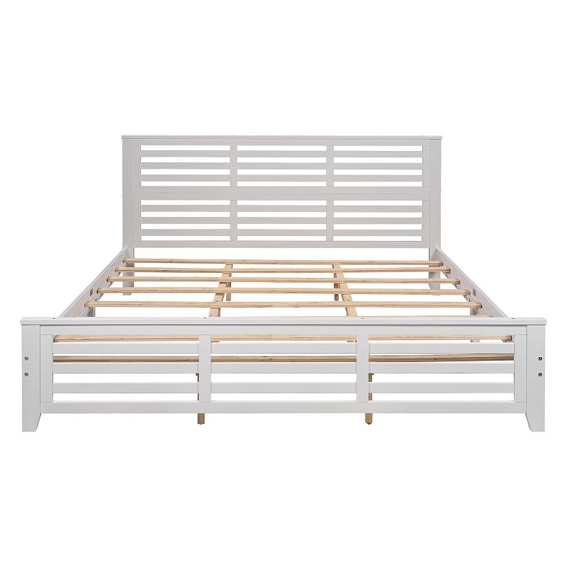 Merax King Size Platform Bed