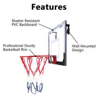Karl home 15 in. x 12 in. Over-The-Door Mini Basketball Hoop Backboard 470621143743