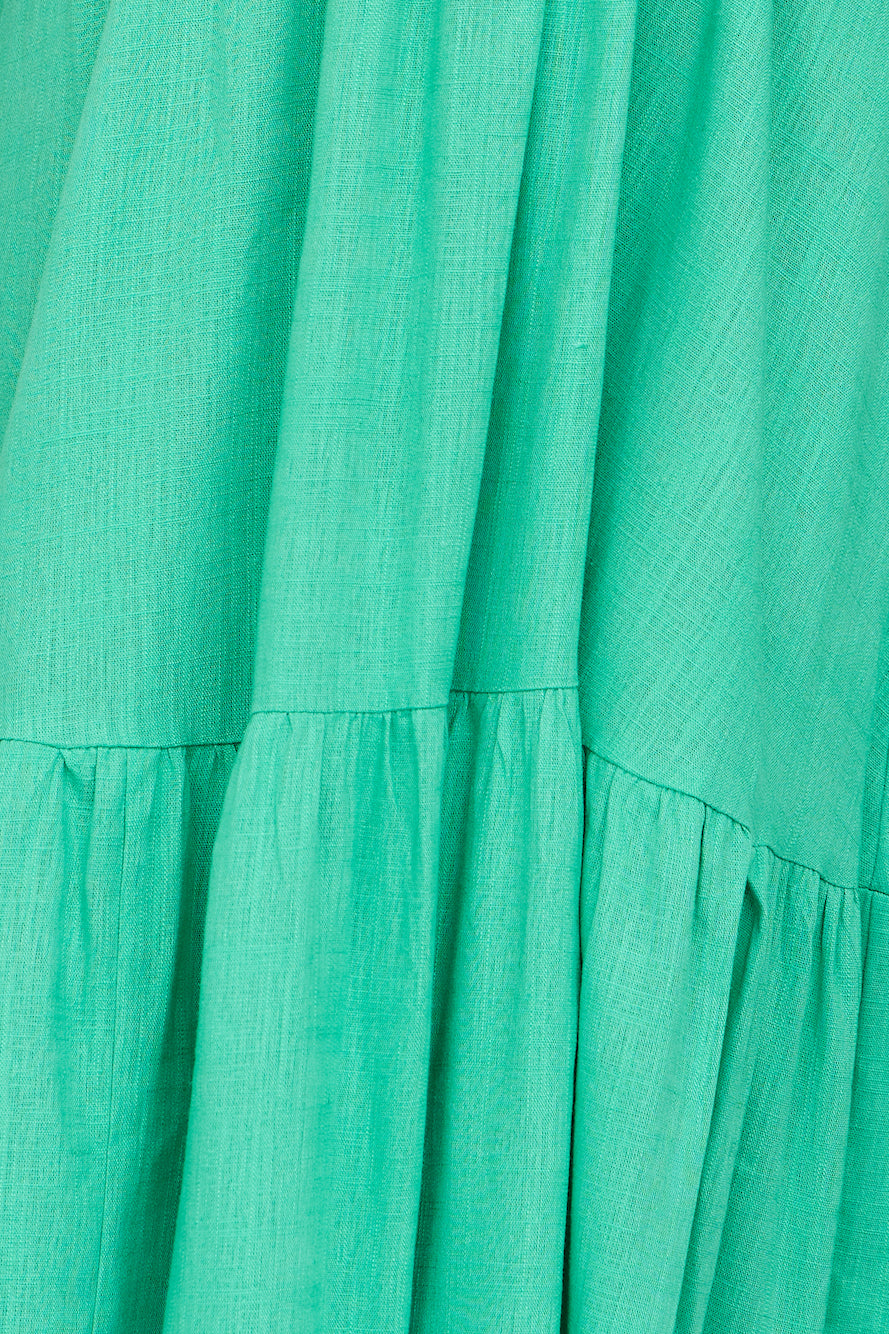 Grass Is Greener Midi Dress Green