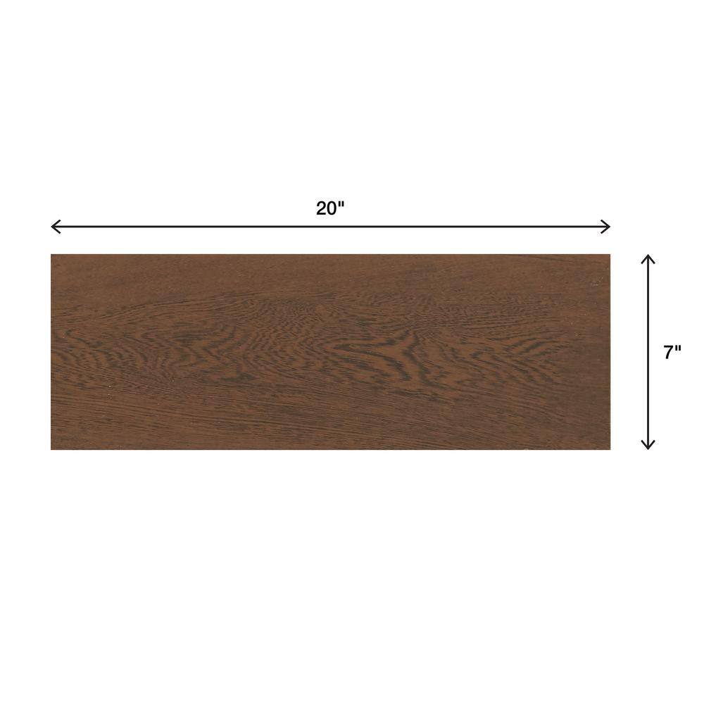 TrafficMaster Glenwood Cherry 7 in. x 20 in. Ceramic Floor and Wall Tile (10.89 sq. ft.  case) GW08720HD1P2